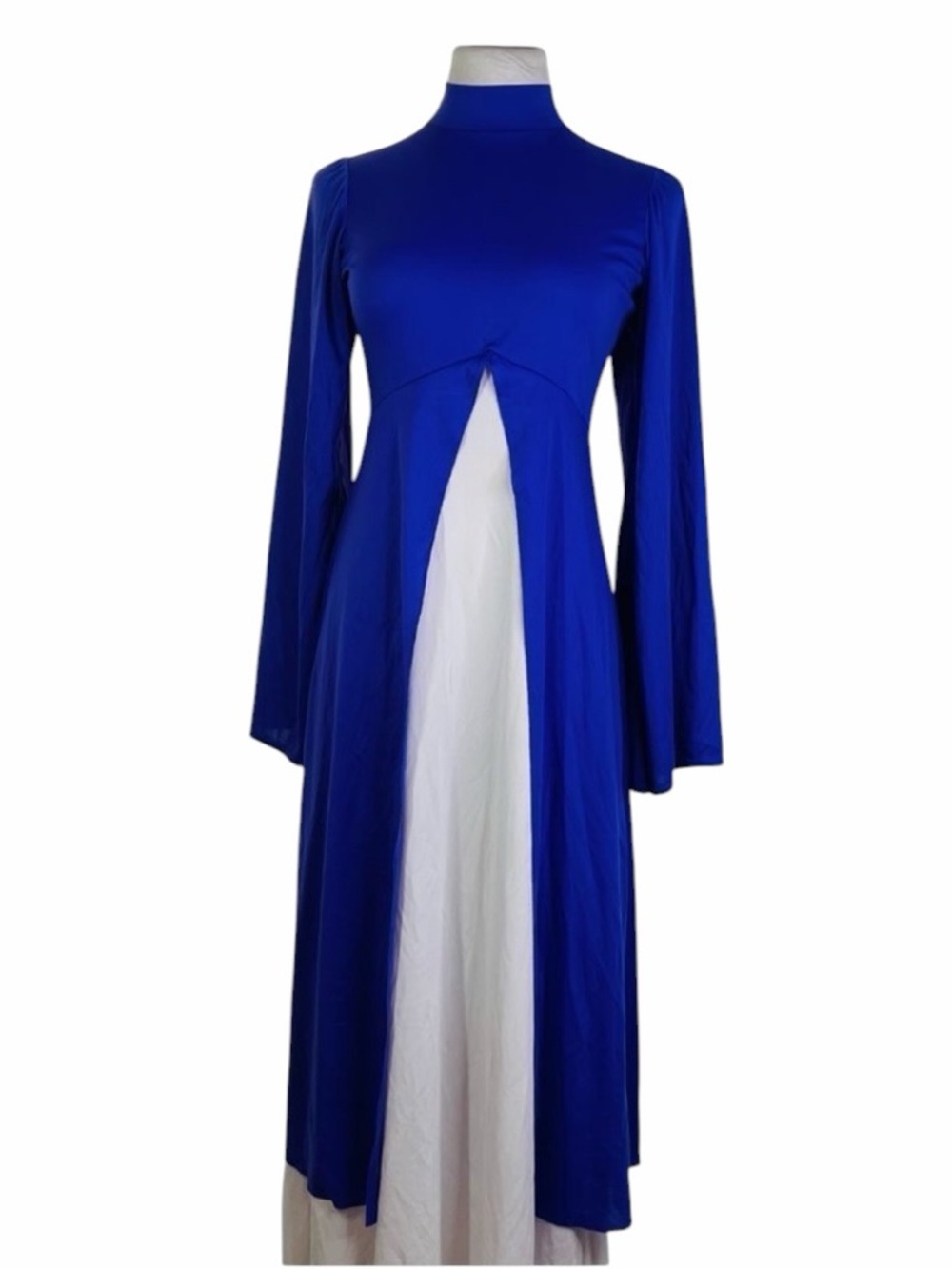 Spiritual Expressions Purple & White Maxi Length Dance Costume - M